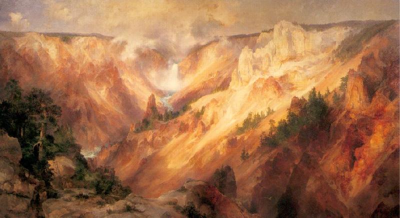 Moran, Thomas The Grand Canyon of the Yellowstone oil painting image